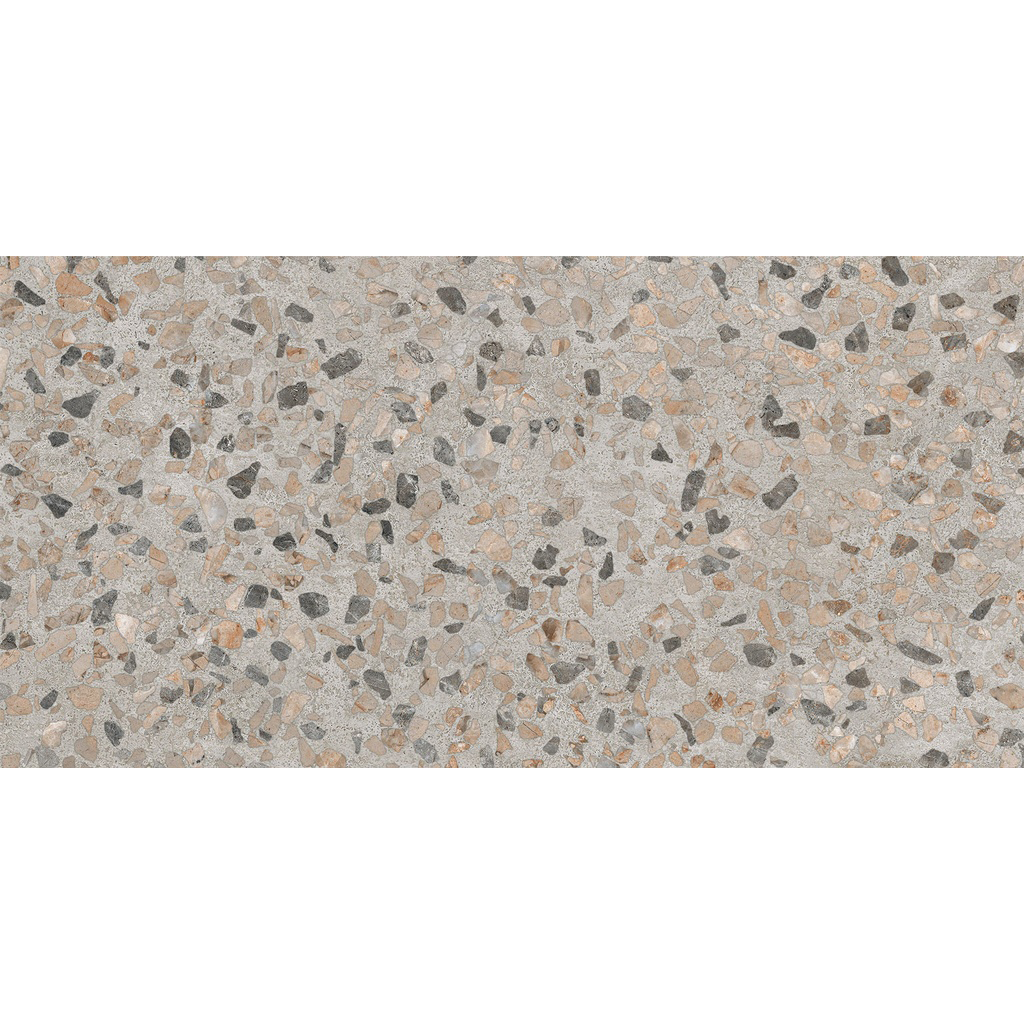 фото Плитка vitra terrazzo-x темный лаппато ректификат 30x60 см