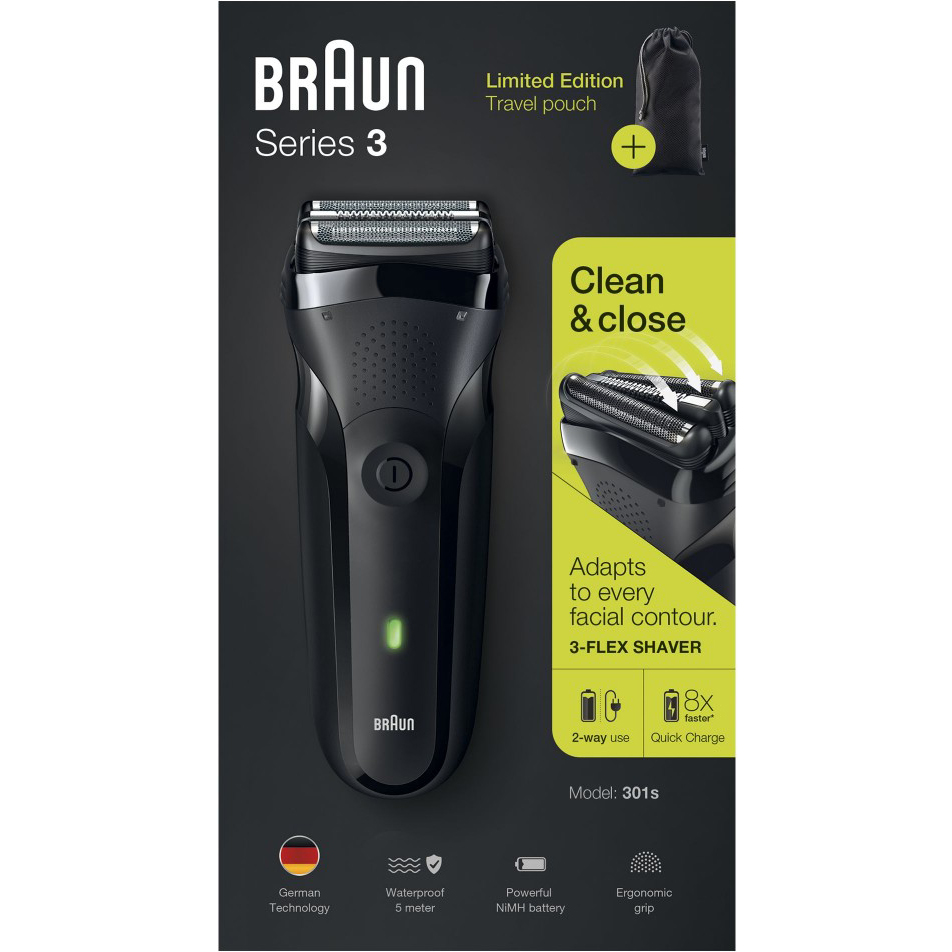 Электробритва Braun Series 3 301s Black