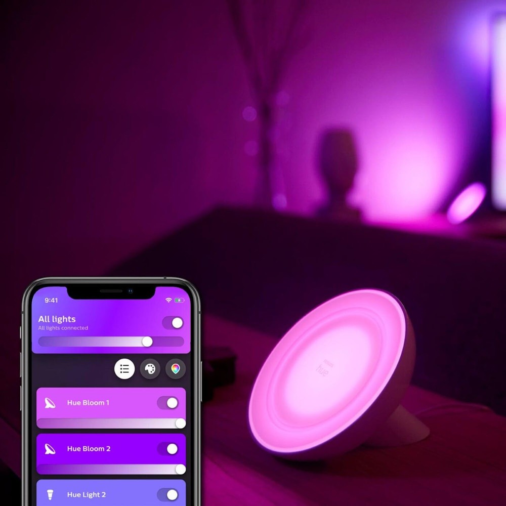 фото Светильник philips hue bloom black