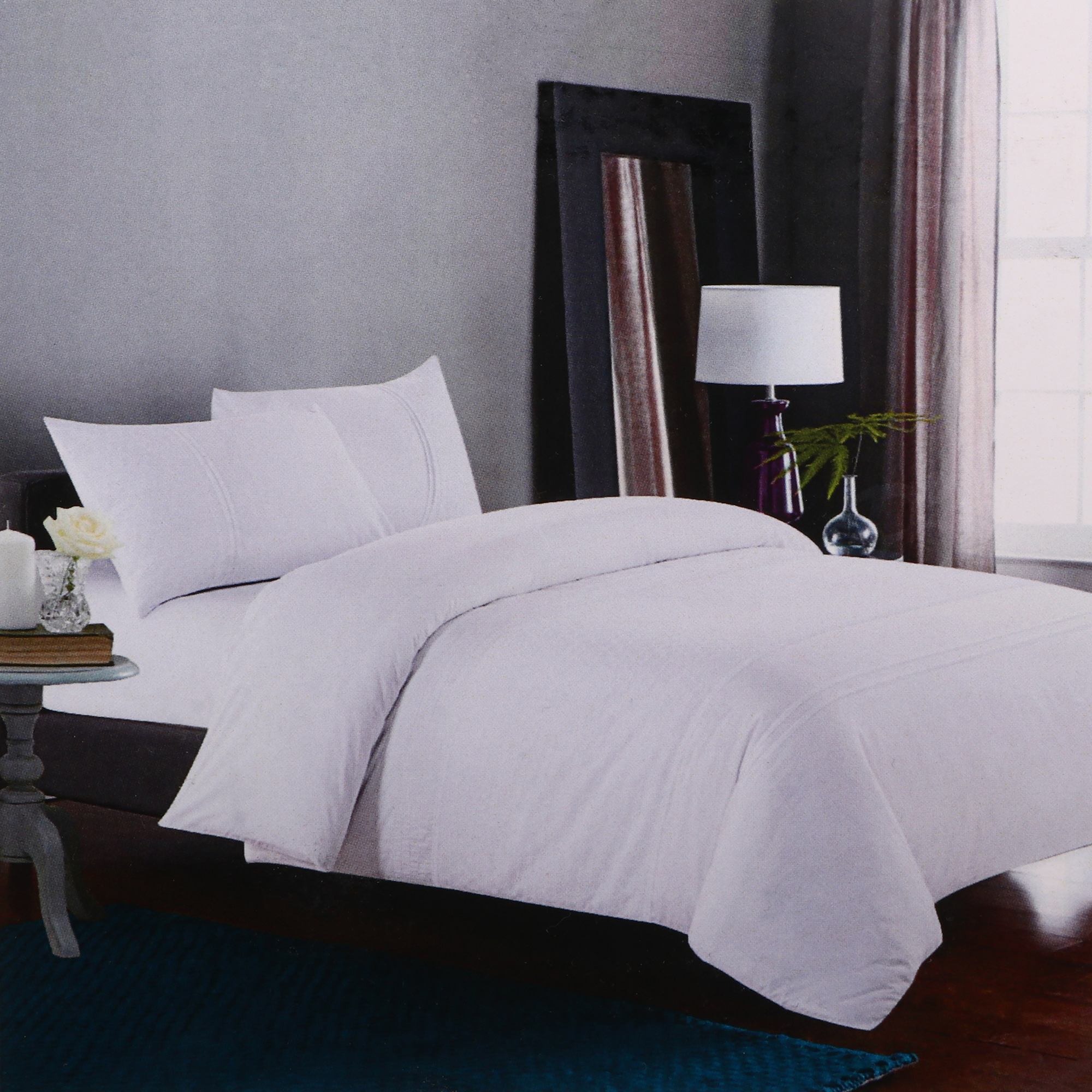 фото Комплект постельного белья laroche люмьер белый двуспальный