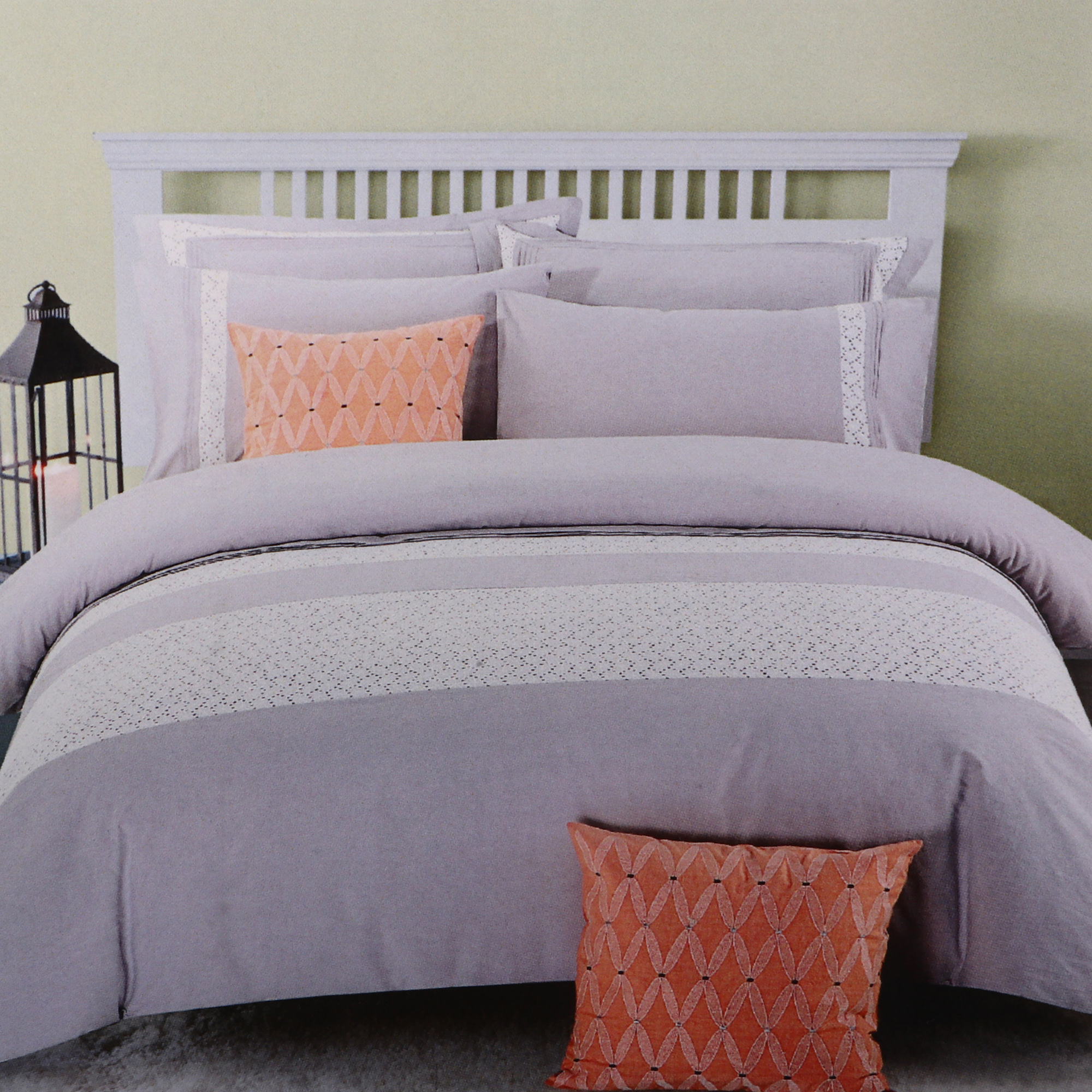 фото Комплект постельного белья laroche орсэ серый двуспальный