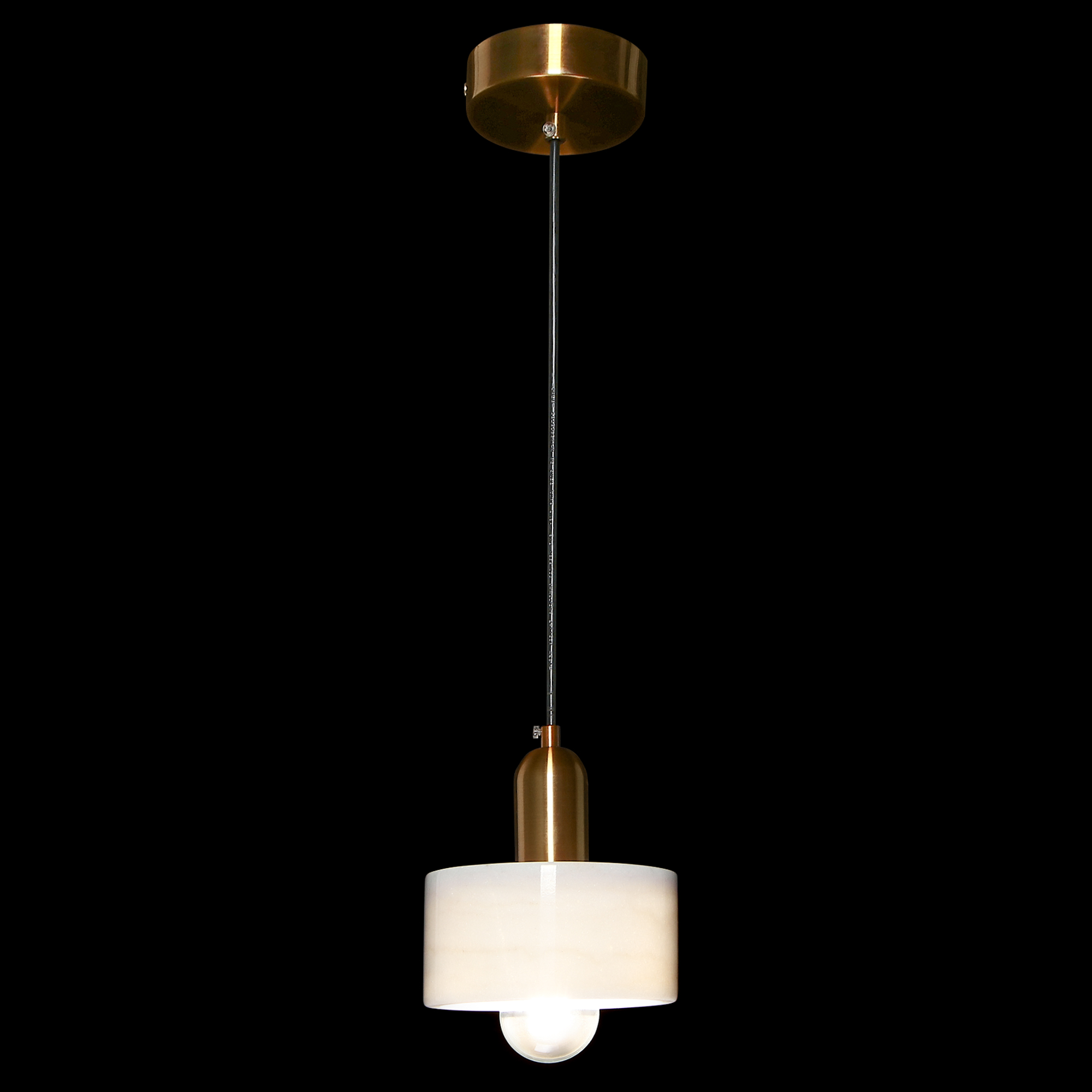 Светильник подвесной Archer Lighting P9634-1, цвет золотой - фото 1