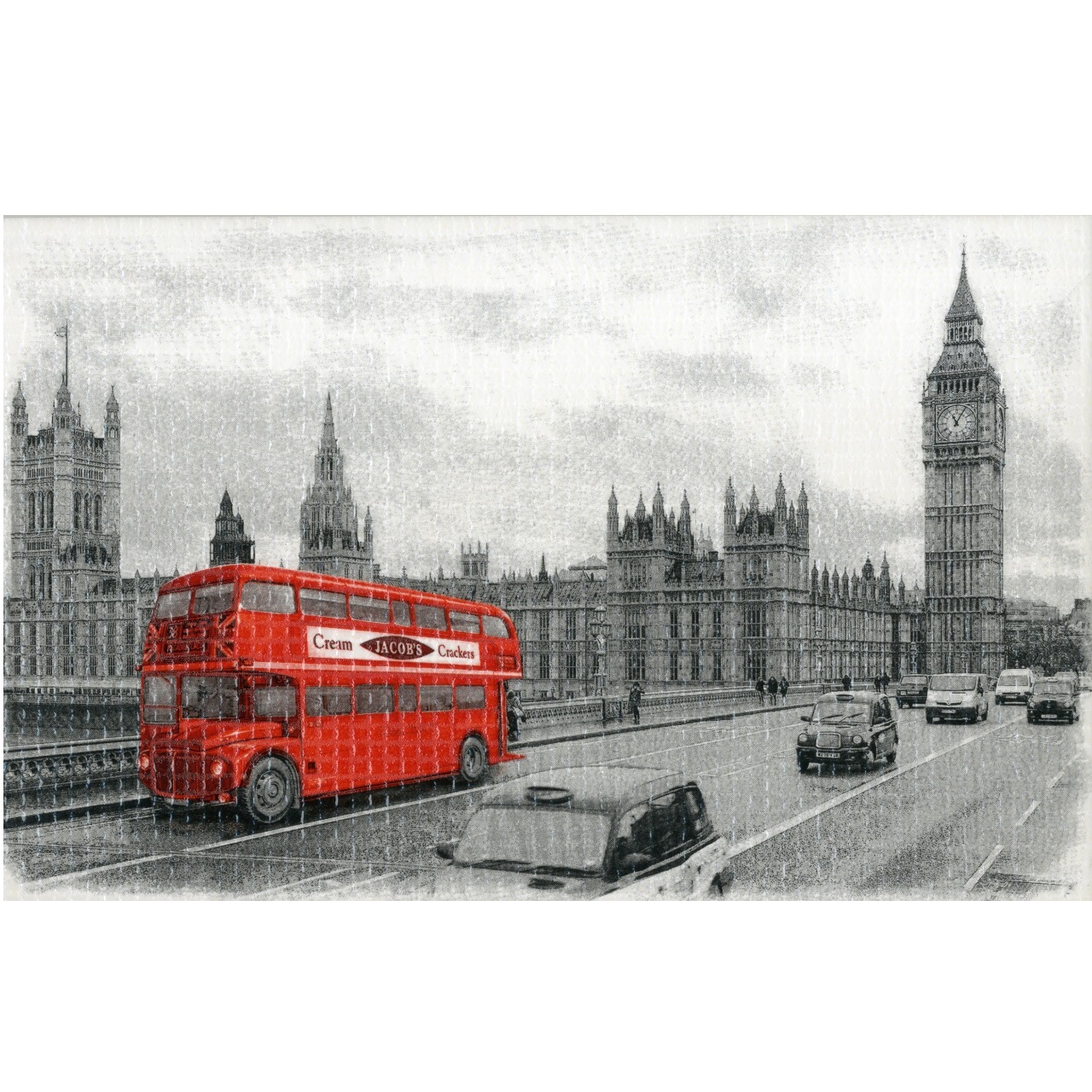 

Декор PiezaRosa Сириус Бус Красный 341233 25x40 см, Серый;красный