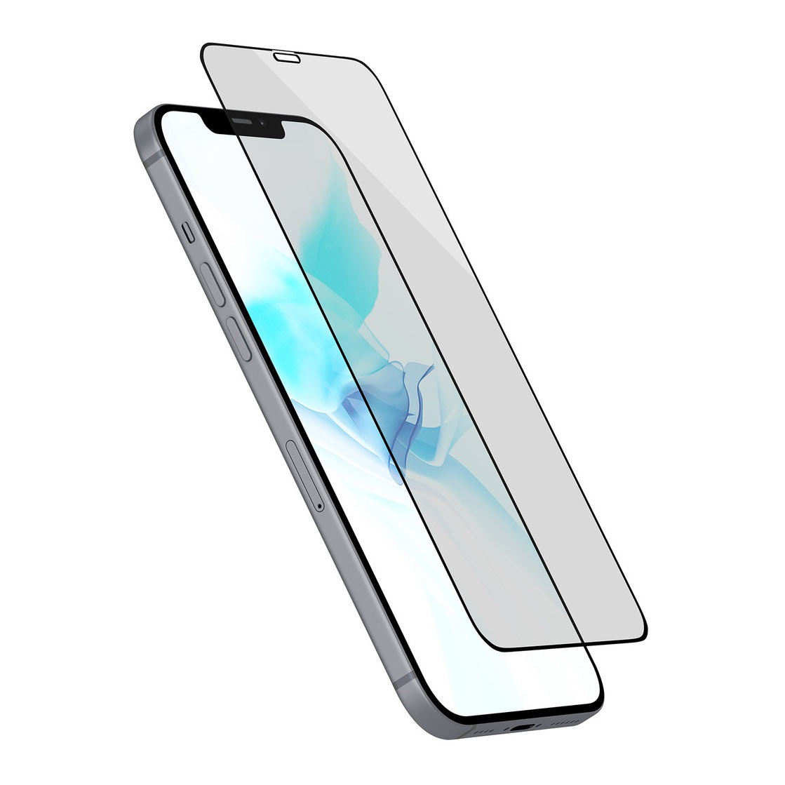 Защитное стекло uBear Extreme Nano для Apple iPhone 12 mini, цвет черный - фото 2
