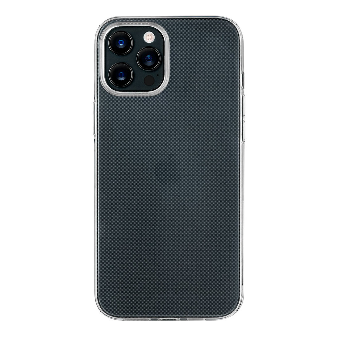 Чехол uBear Tone Case для смартфона Apple iPhone 12 Pro Max, прозрачный текстурированный - фото 4
