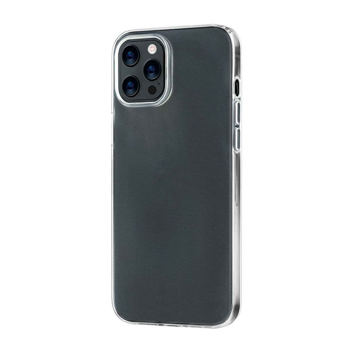 Чехол uBear Tone Case для смартфона Apple iPhone 12 Pro Max, прозрачный текстурированный - фото 6