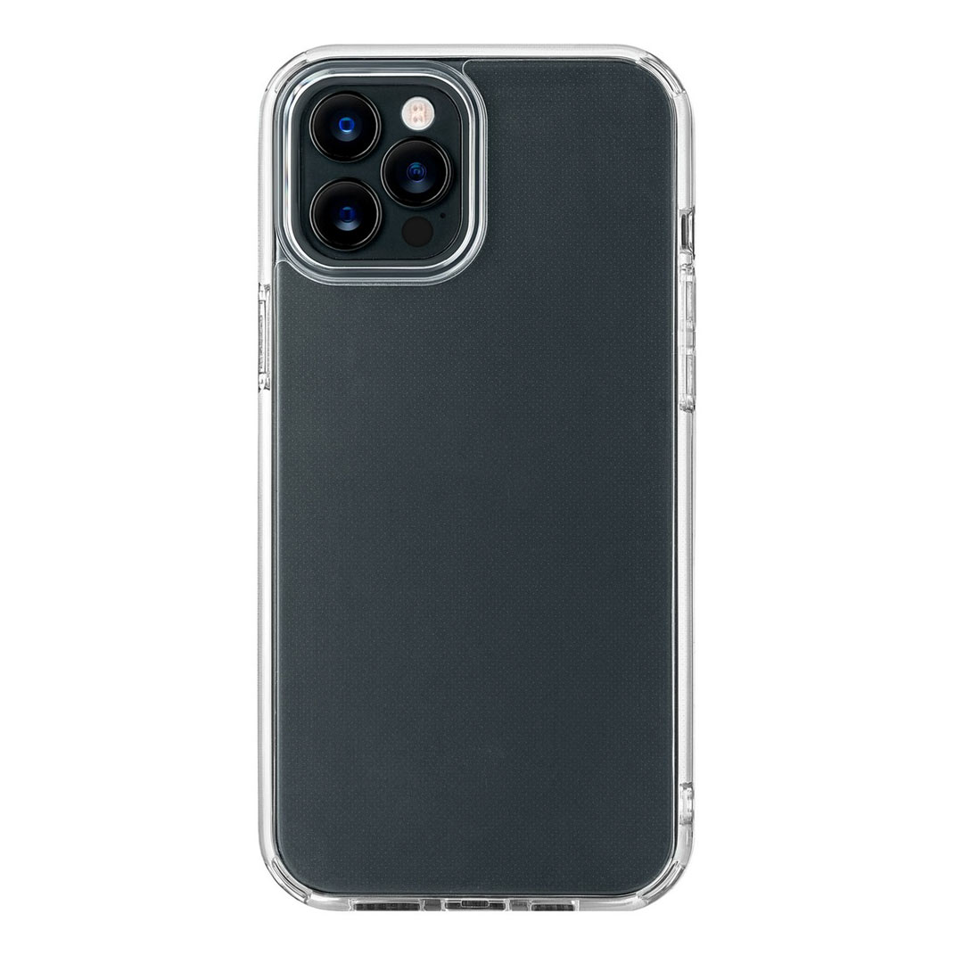 Чехол uBear для смартфона Apple iPhone 12 Pro Max, прозрачный текстурированный - фото 3
