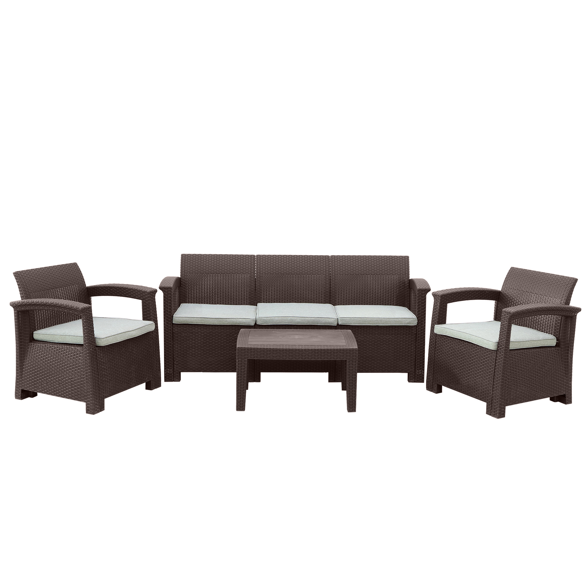 Комплект мебели LF 4 предмета, цвет тёмно-серый - фото 1