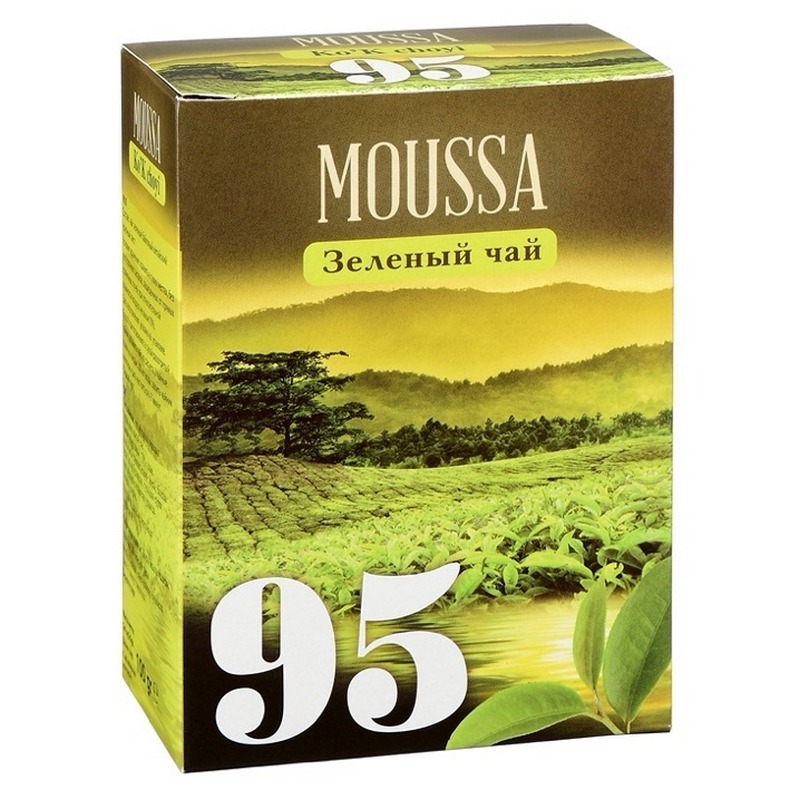 Чай зеленый Moussa № 95 крупнолистовой, 200 г