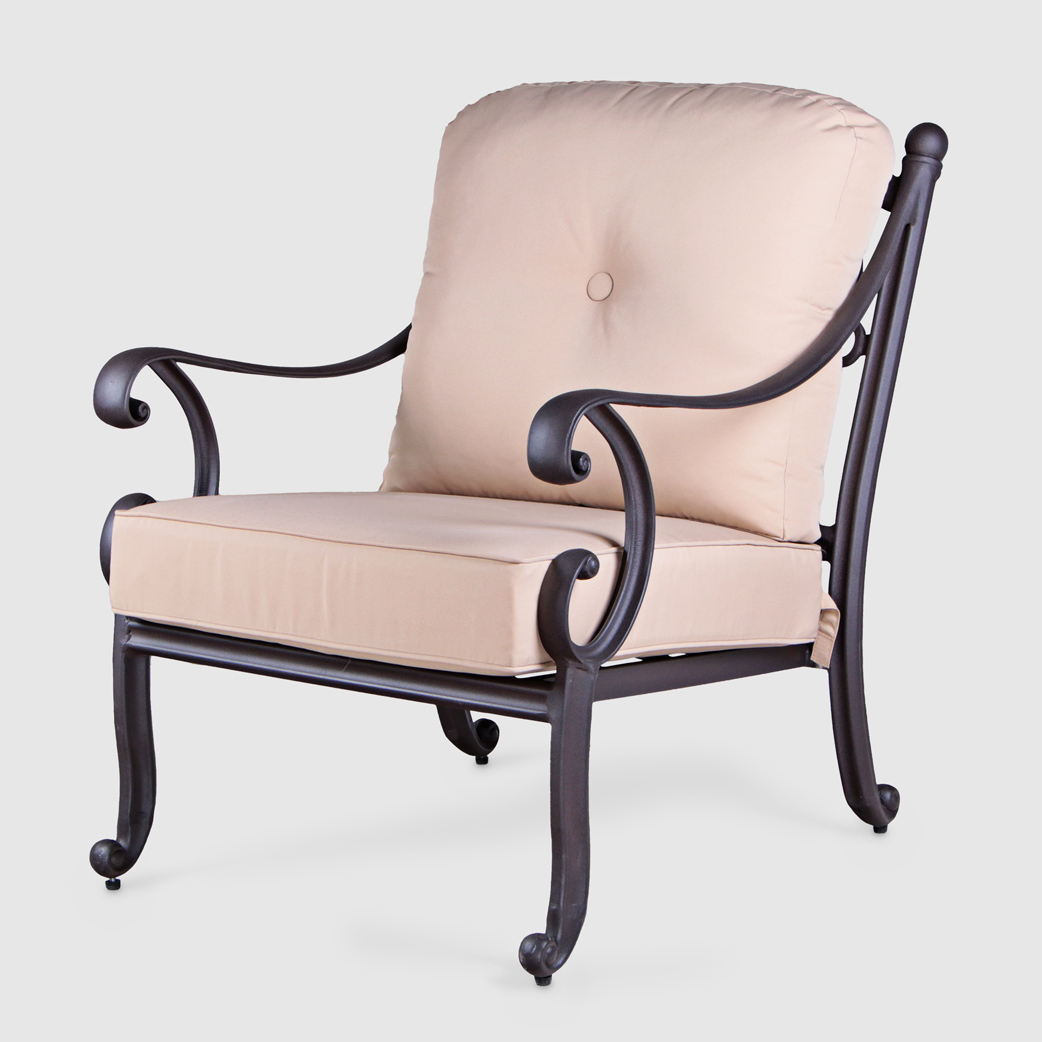 Кресло Linyi 92х72,5х98 см с подушкой, цвет коричневый - фото 1