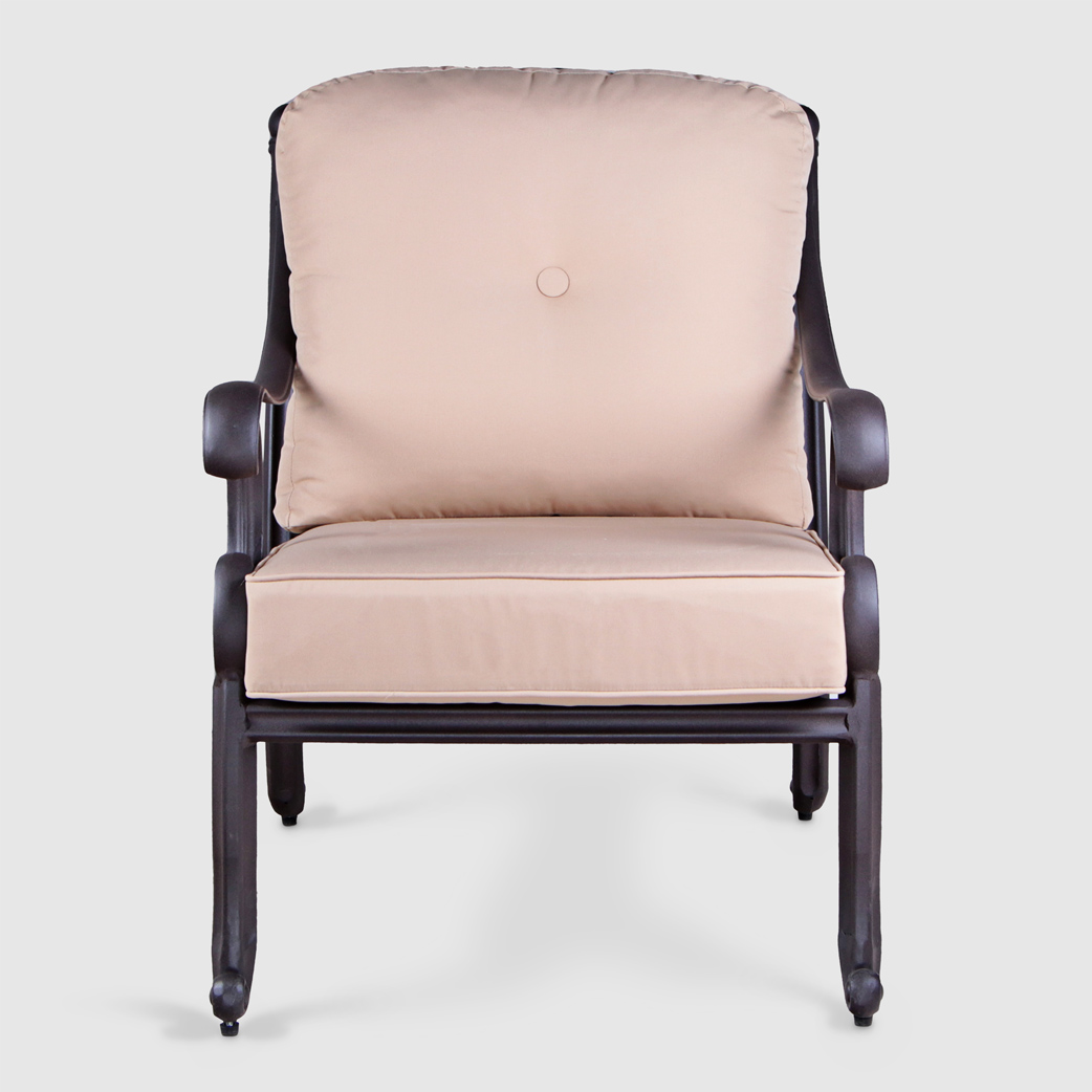 Кресло Linyi 92х72,5х98 см с подушкой, цвет коричневый - фото 2