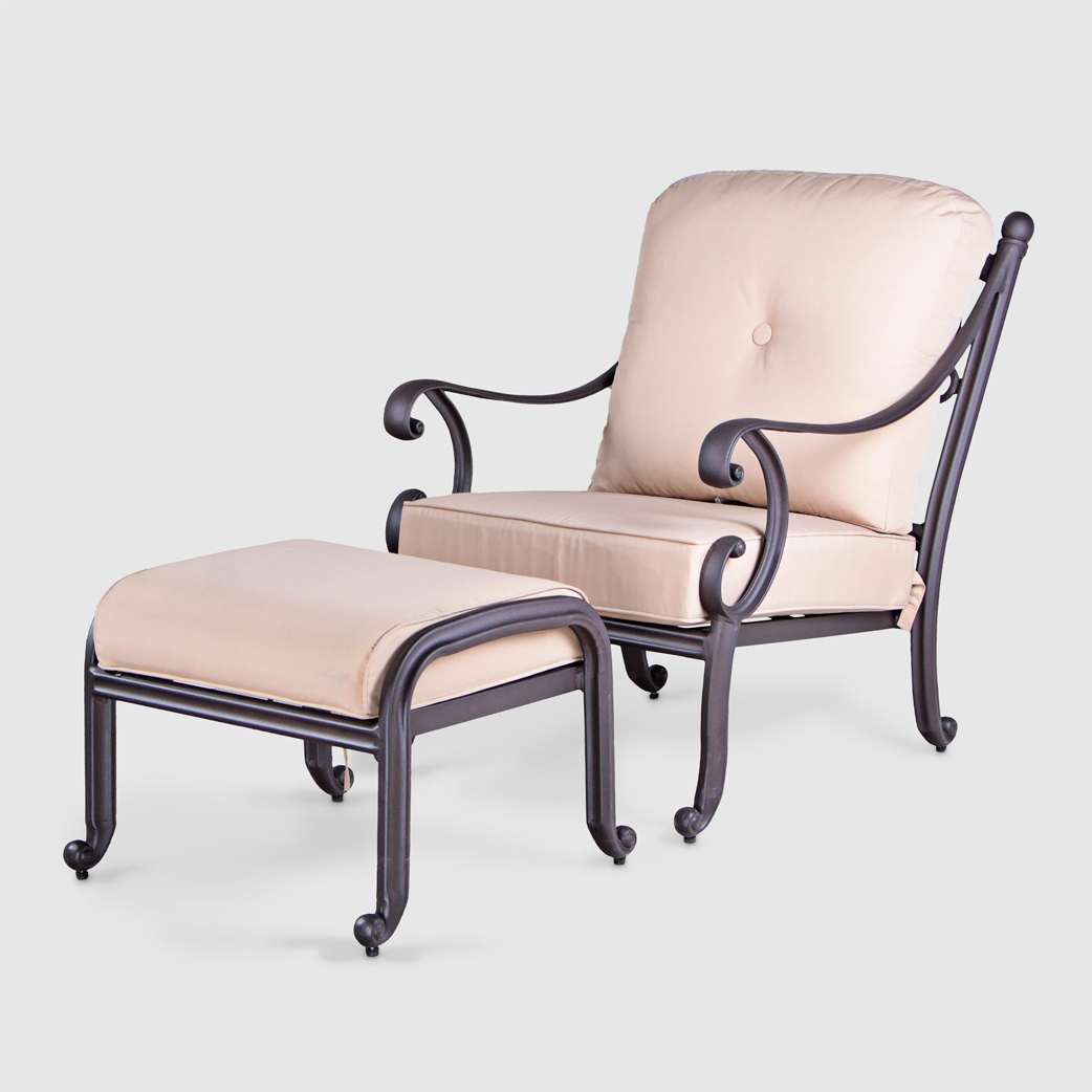 Кресло Linyi 92х72,5х98 см с подушкой, цвет коричневый - фото 4