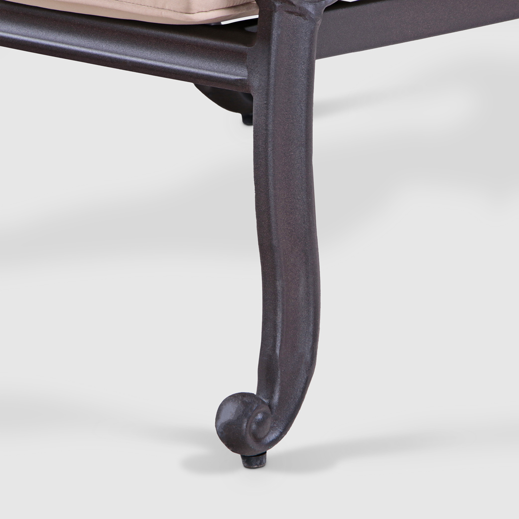 Кресло Linyi 92х72,5х98 см с подушкой, цвет коричневый - фото 5