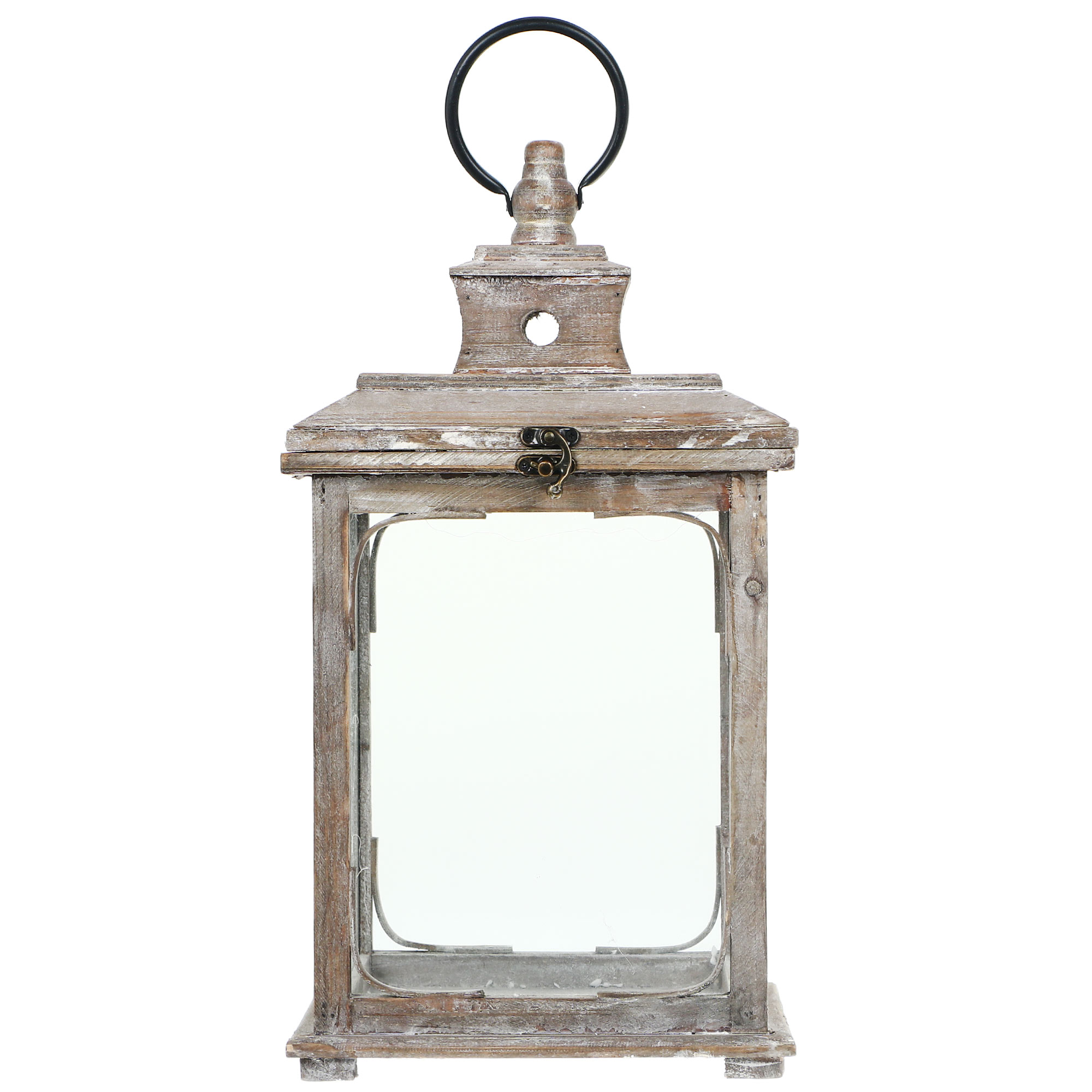 фото Подсвечник edelman lantern коричневый 24х24х48 см