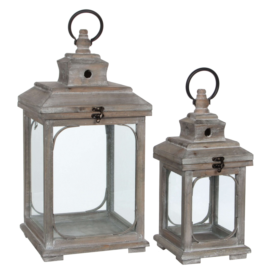 фото Подсвечник edelman lantern коричневый 16х16х35 см