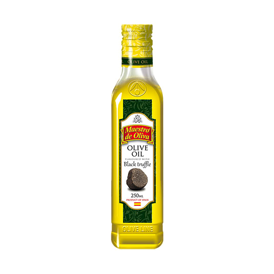 Масло оливковое Maestro de Oliva с ароматом черного трюфеля 250 мл - фото 1