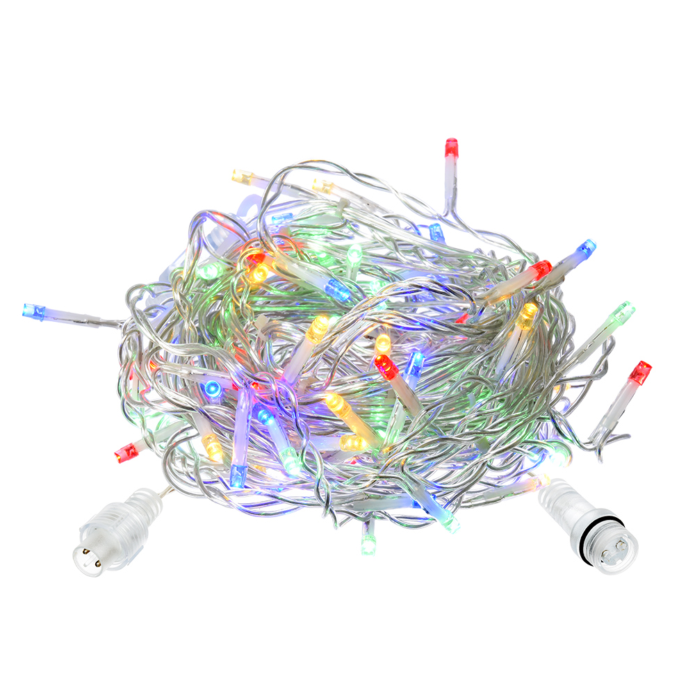 Электрогирлянда-конструктор Vegas Бахрома 72 разноцветных LED 3х0,6 м - фото 2
