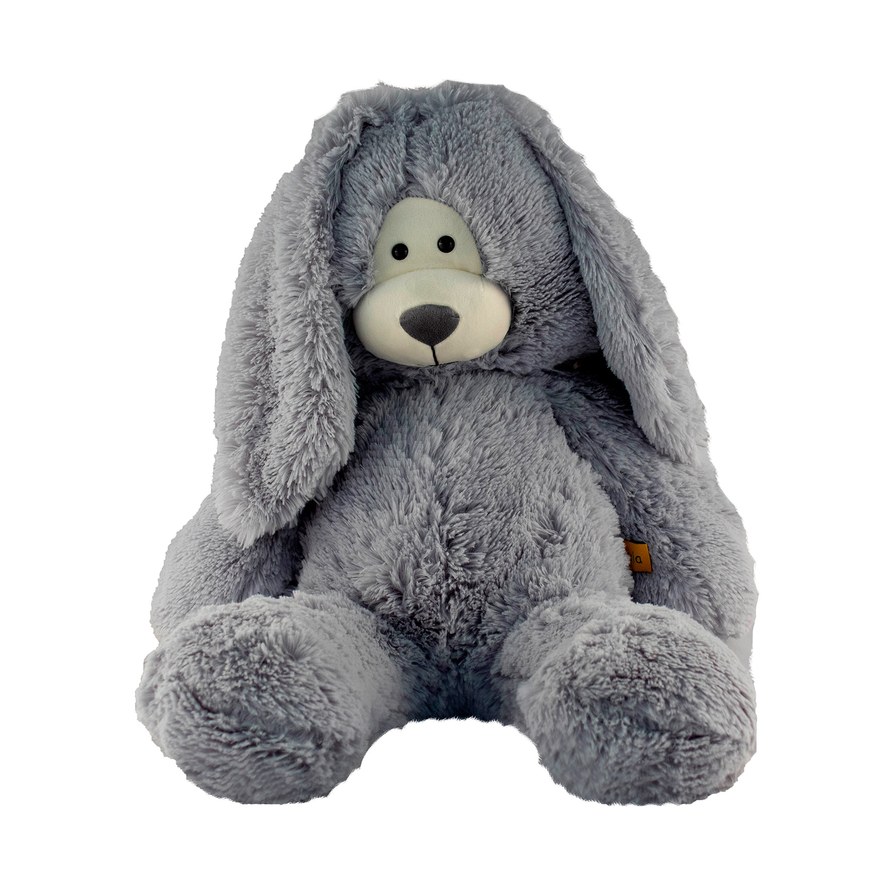 фото Мягкая игрушка kiddieart tallula. заяц серый 70 см