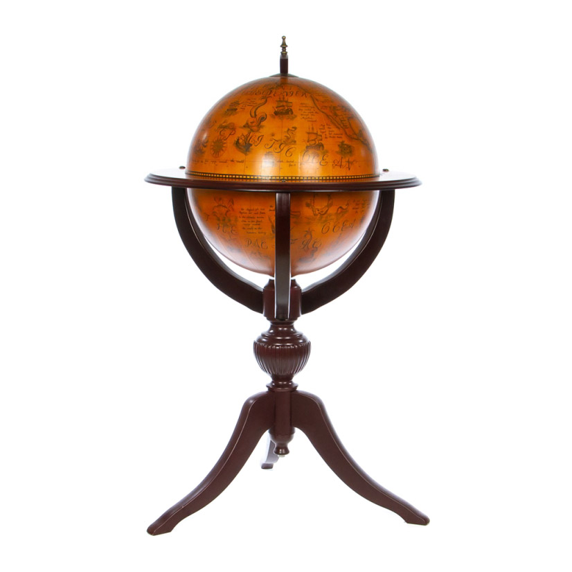 Глобус-бар Brigant напольный 47215 45 см, цвет коричневый