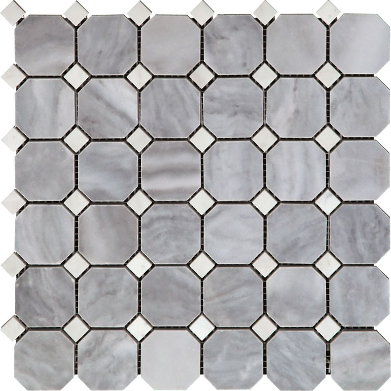 фото Мозаика natural octagon 7m033+7m001-bp 30,5x30,5 см