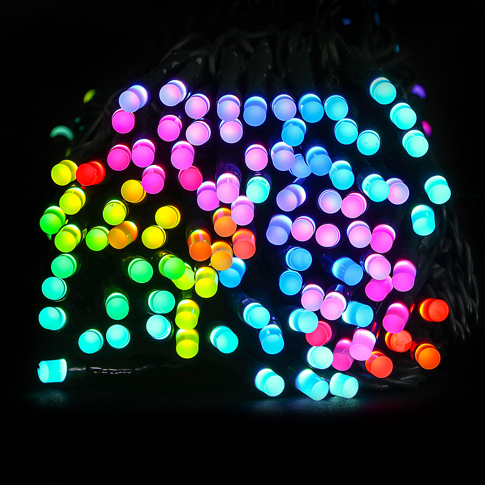 Смарт-гирлянда электрическая Twinkly Gen II Cluster 400 RGB LED 6 м, цвет черный - фото 11