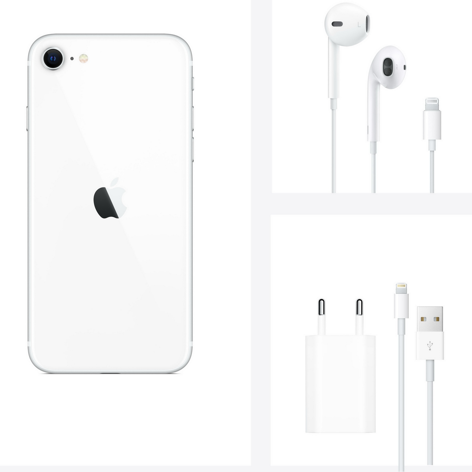 Смартфон Apple iPhone SE 64 GB белый, цвет 16,7 млн A13 Bionic - фото 5