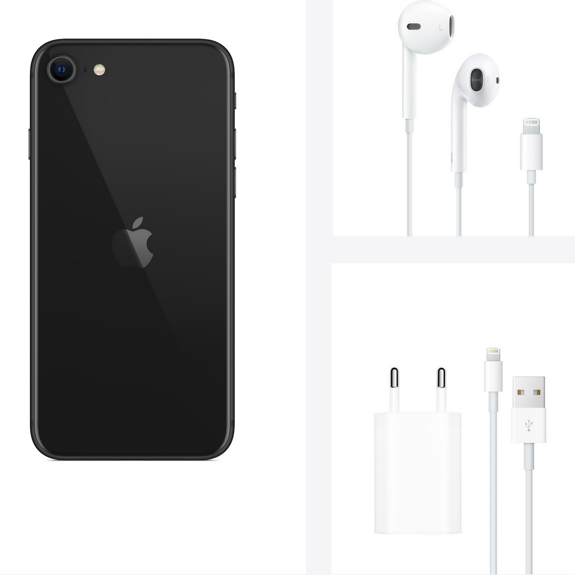 Смартфон Apple iPhone SE 64 GB черный, цвет 16,7 млн A13 Bionic - фото 5