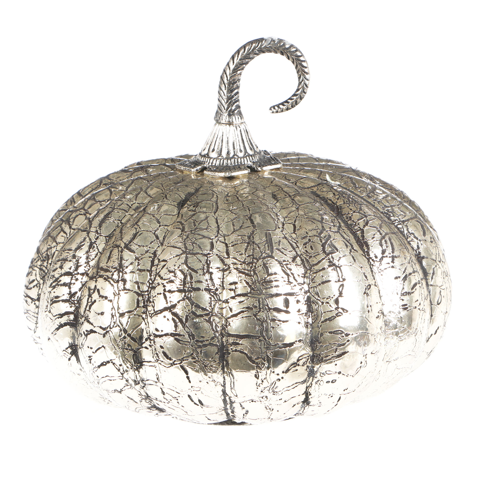 

Тыква Dekor pap декоративная, 25х25х22 см, Серебристый