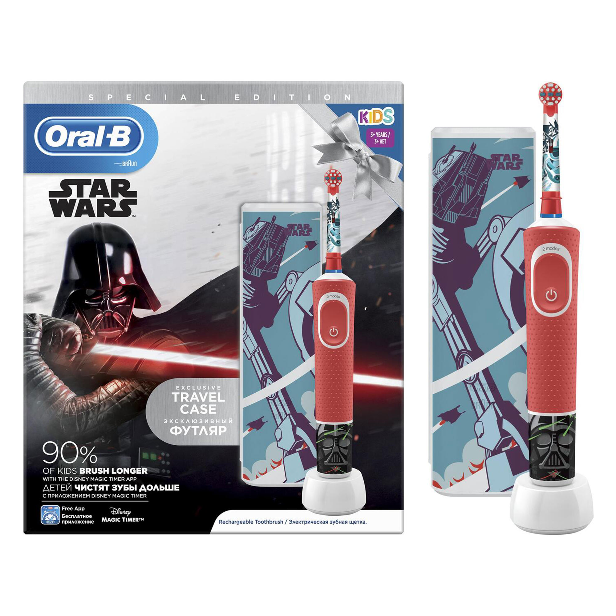 Набор Oral-B Kids Зубная щетка электрическая Star Wars
