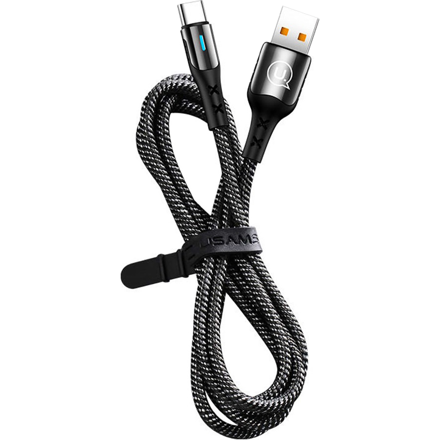 фото Кабель usams u27 usb - type-c 1,2 м черный sj319usb01