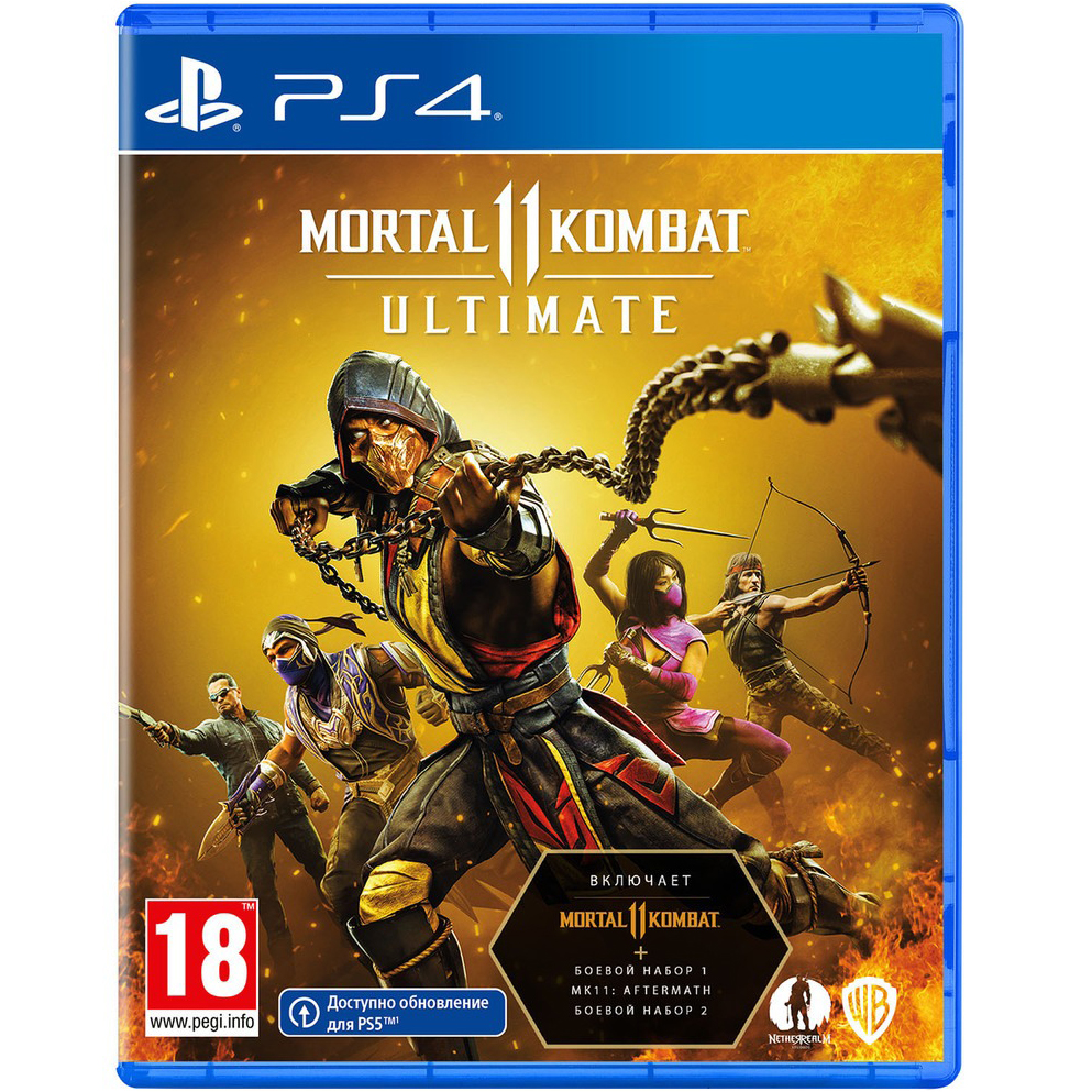 фото Игра для sony ps4 mortal kombat 11 ultimate русские субтитры warner bros interactive