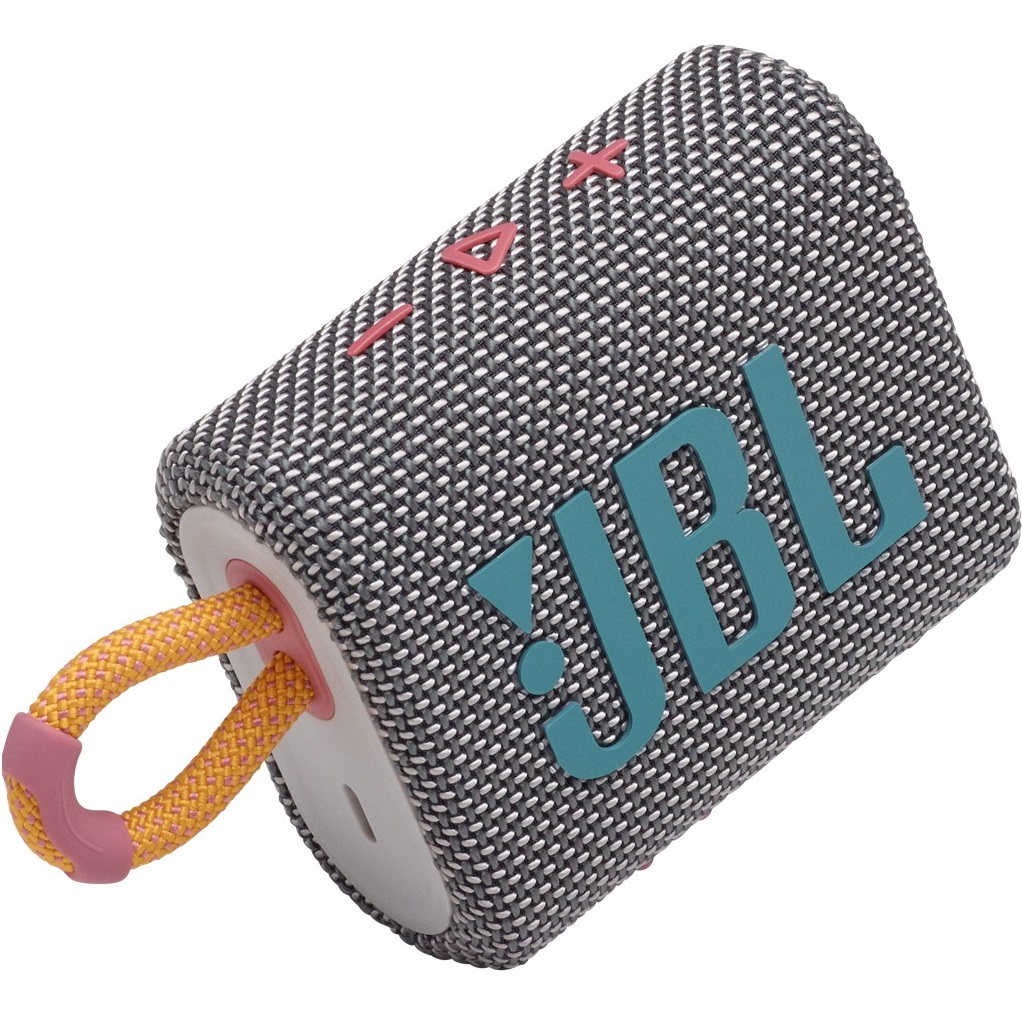 фото Портативная акустика jbl go 3 gray (jblgo3gry)