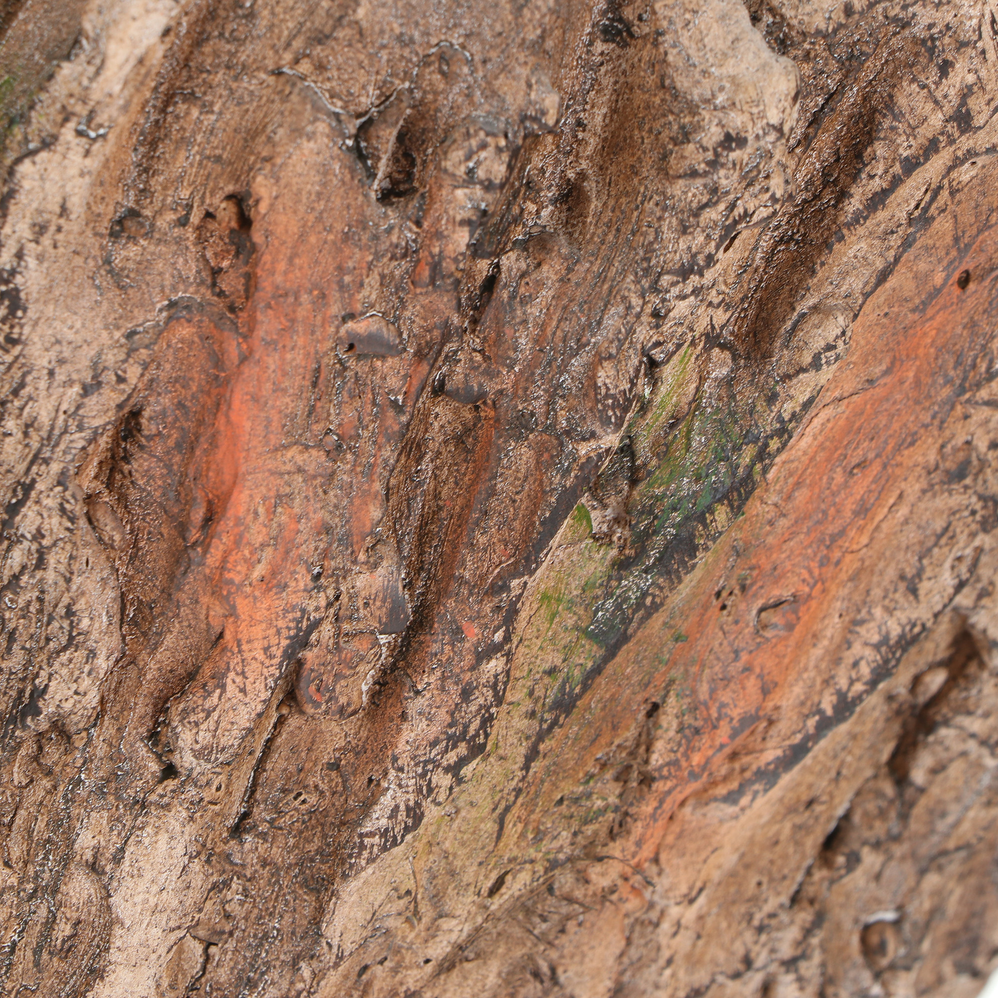 Кашпо Delux Quanzhou лесной дух, 25.5х21.5х39 см, цвет коричневый - фото 6
