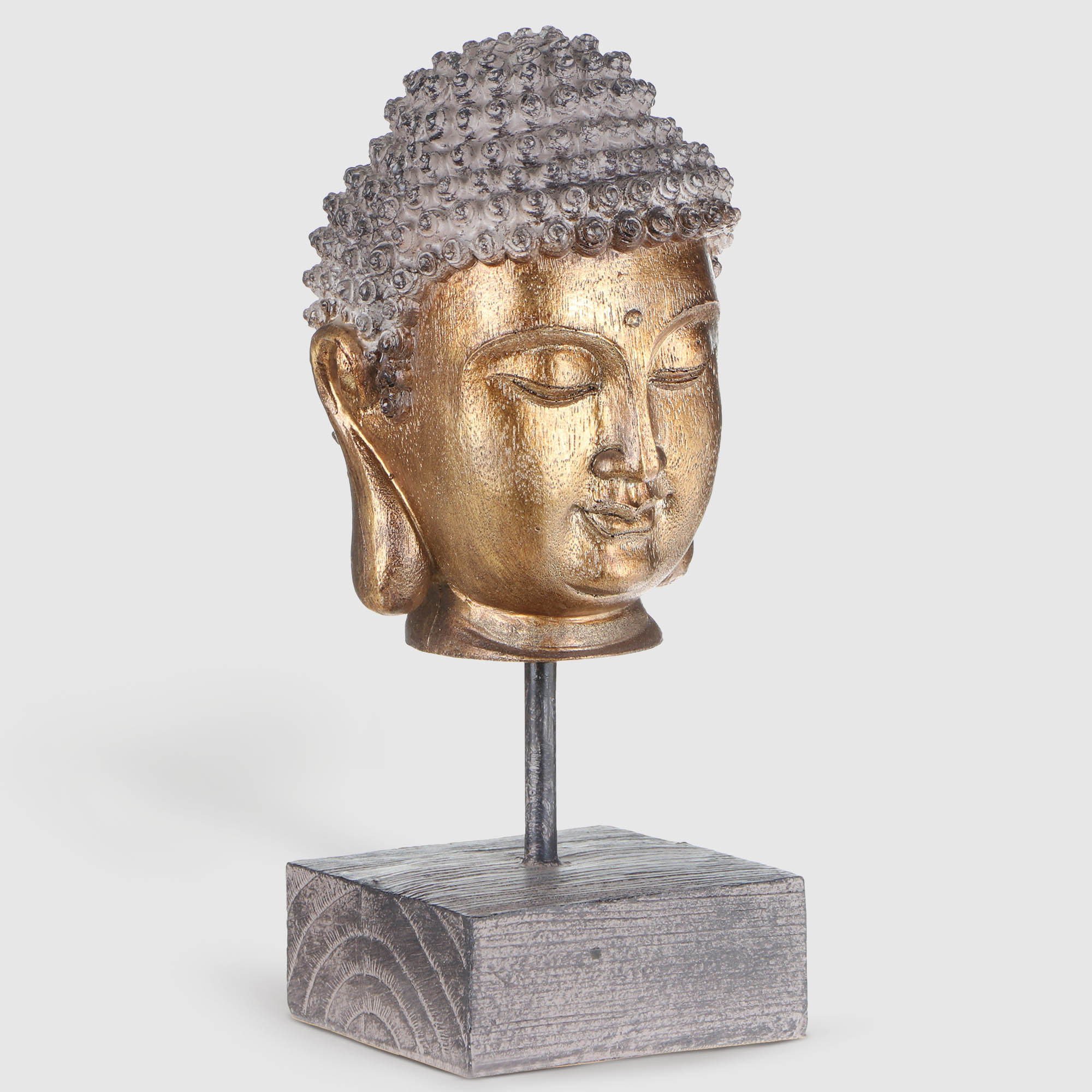 Фигура декоративная Delux Quanzhou голова Будды 10.5х12х25.2 см