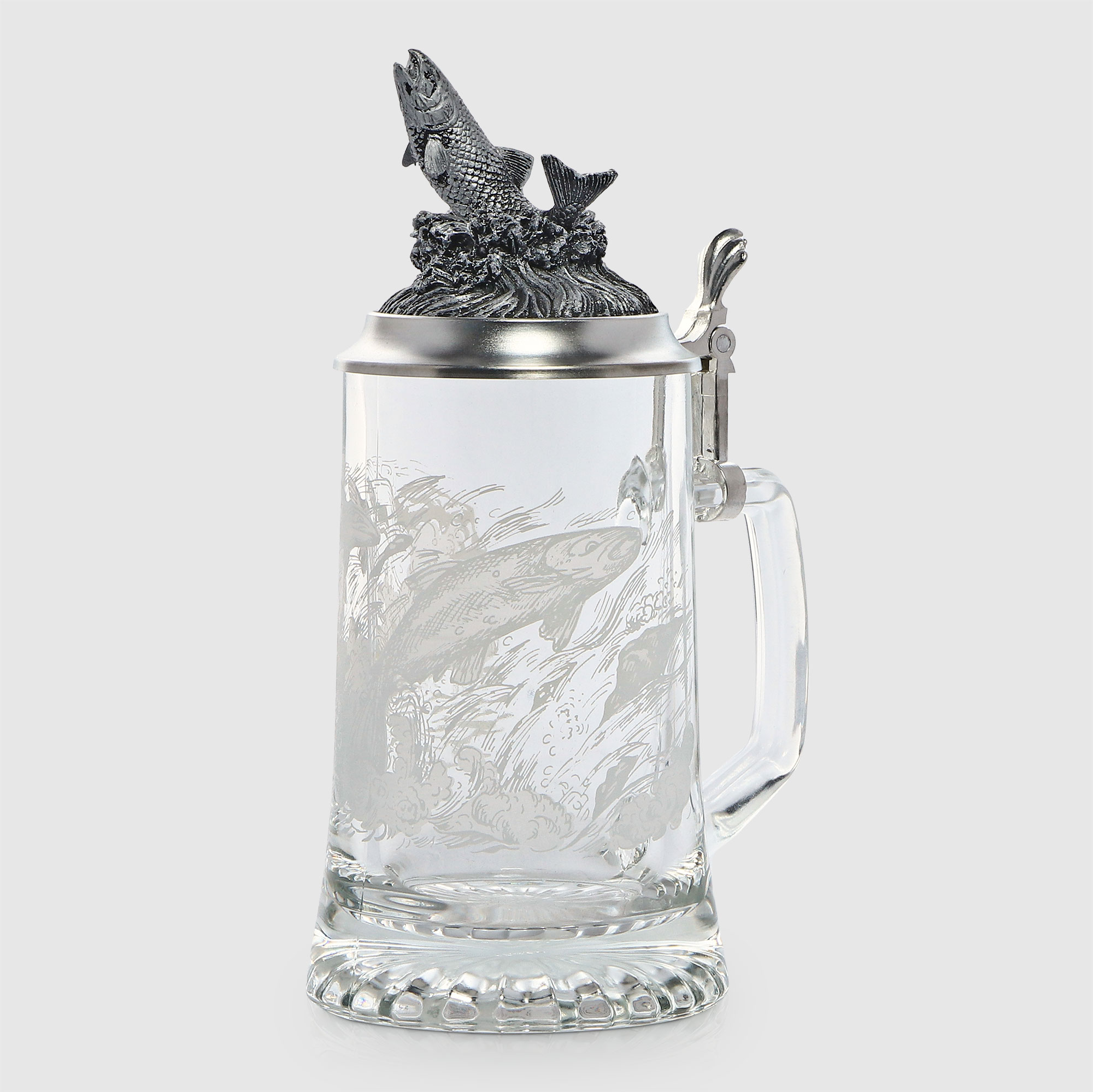 Кружка для пива Artina SKS стекло/олово, 0.5 л, цвет прозрачный - фото 2