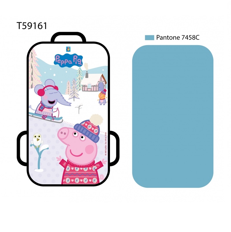 фото Ледянка 1toy peppa 72х41см, прямоугольная peppa pig