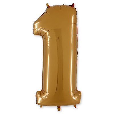 

Шары Grabo Цифра г 1 40 gold, Золотой