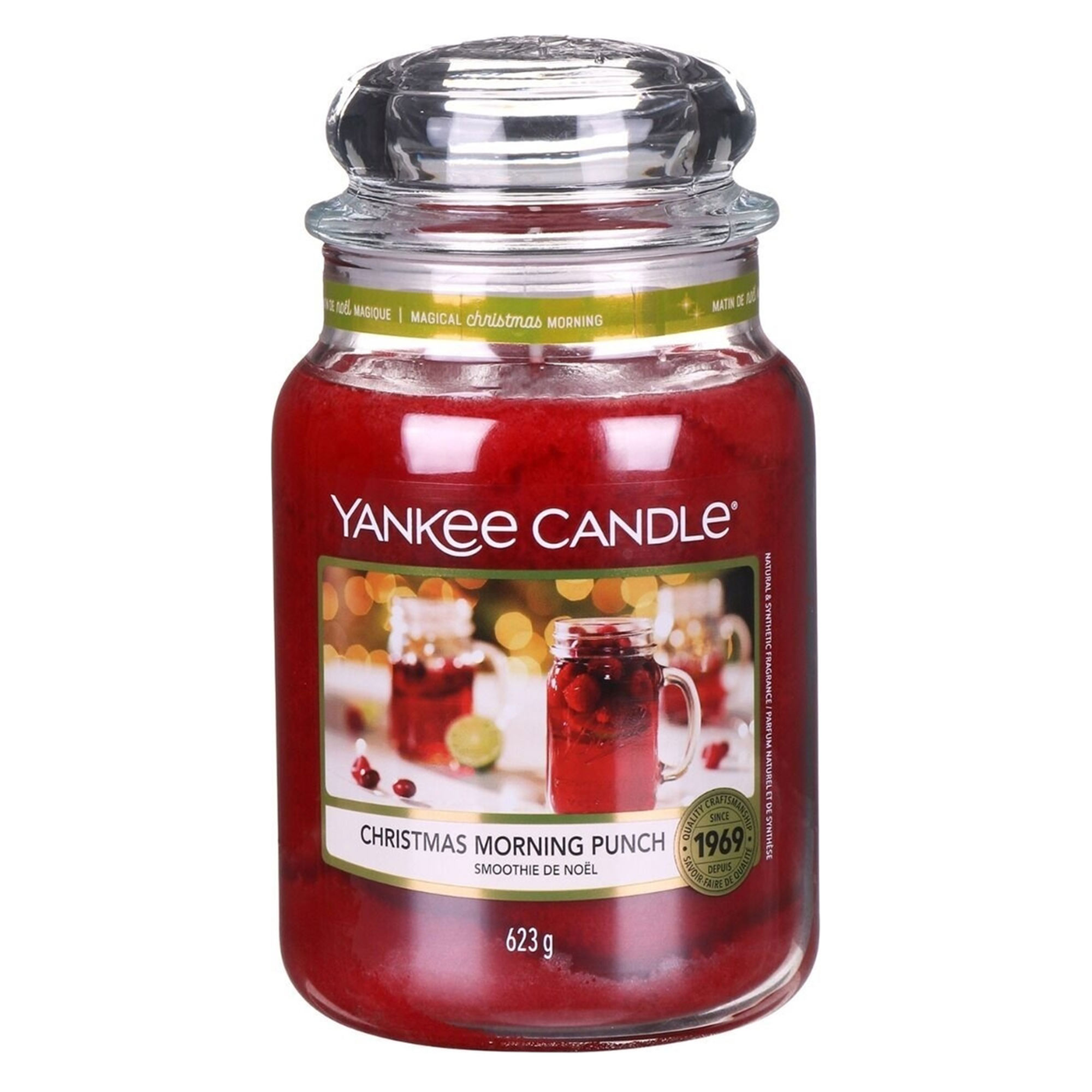 фото Ароматическая свеча yankee candle большая рождественский пунш 623 г