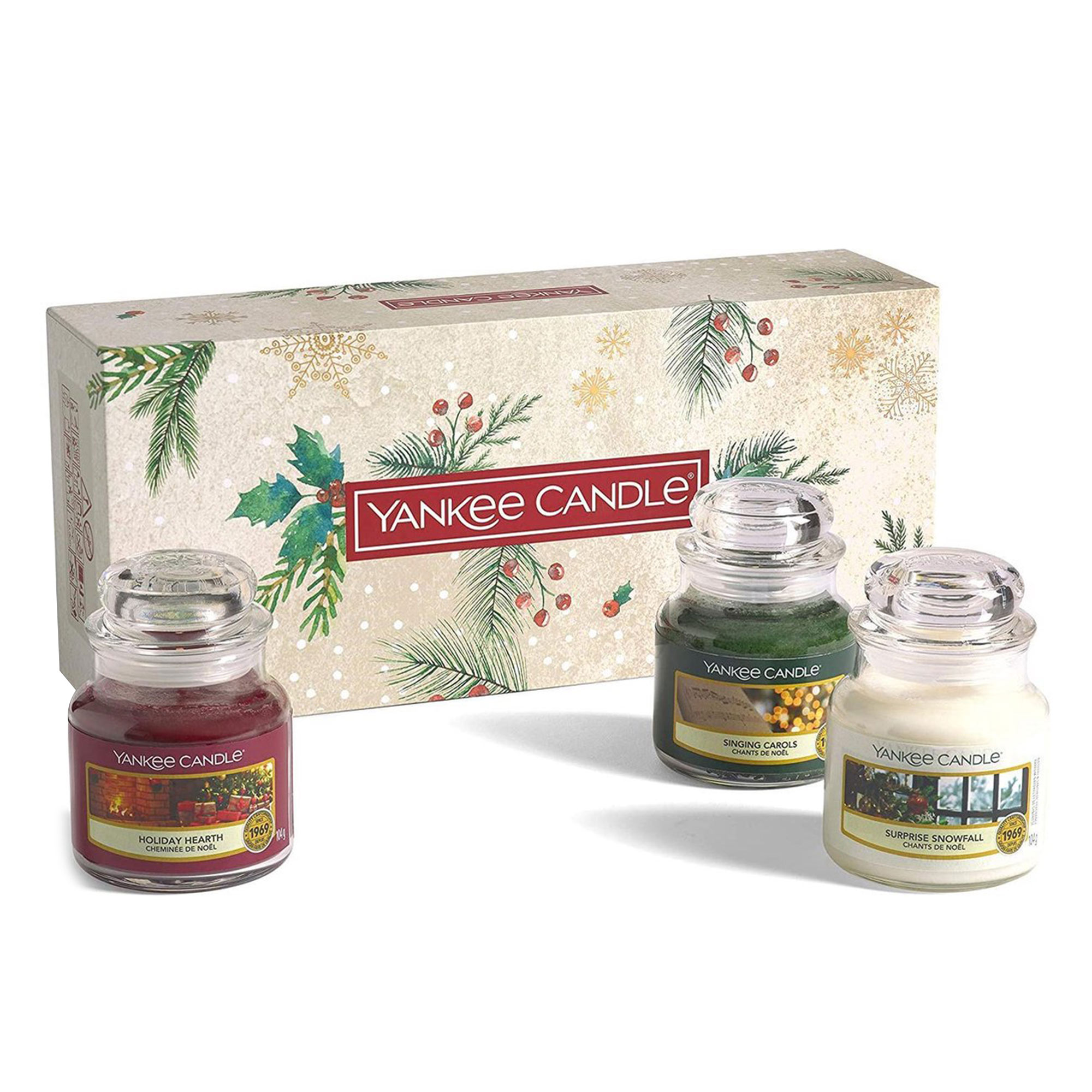 фото Набор малых ароматических свечей yankee candle magical christmas morning 3 шт