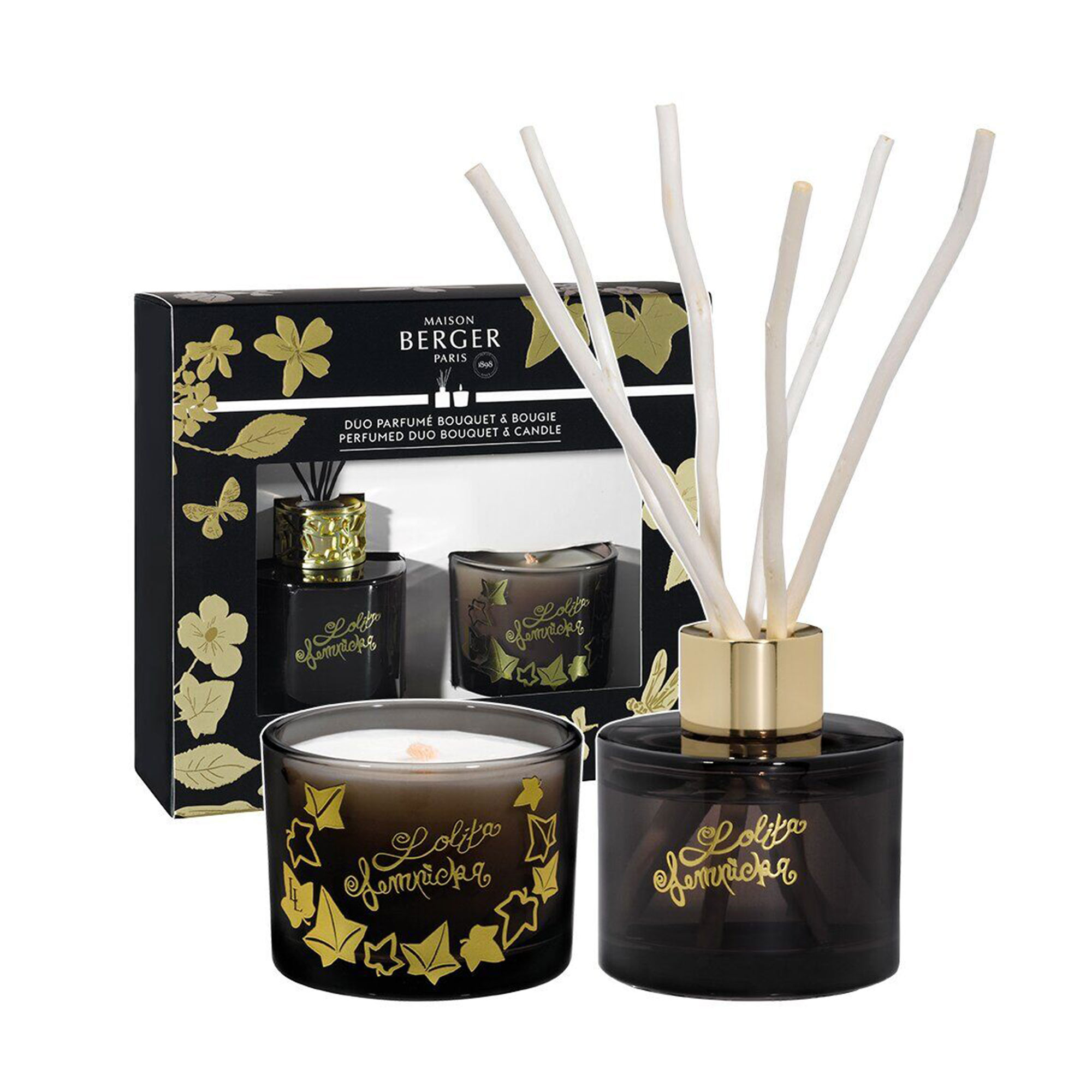 

Набор ароматический Maison berger Лолита лемпика black edition 2 предмета, Черный