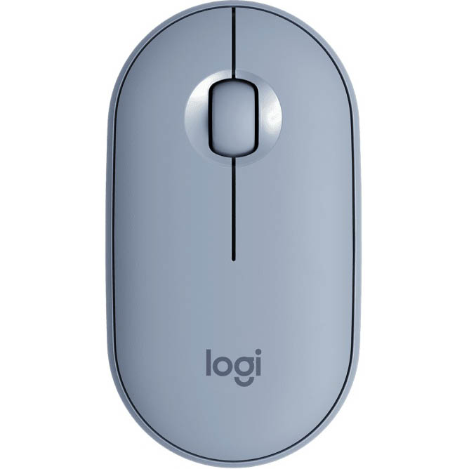 Компьютерная мышь Logitech Pebble M350 Blue Grey