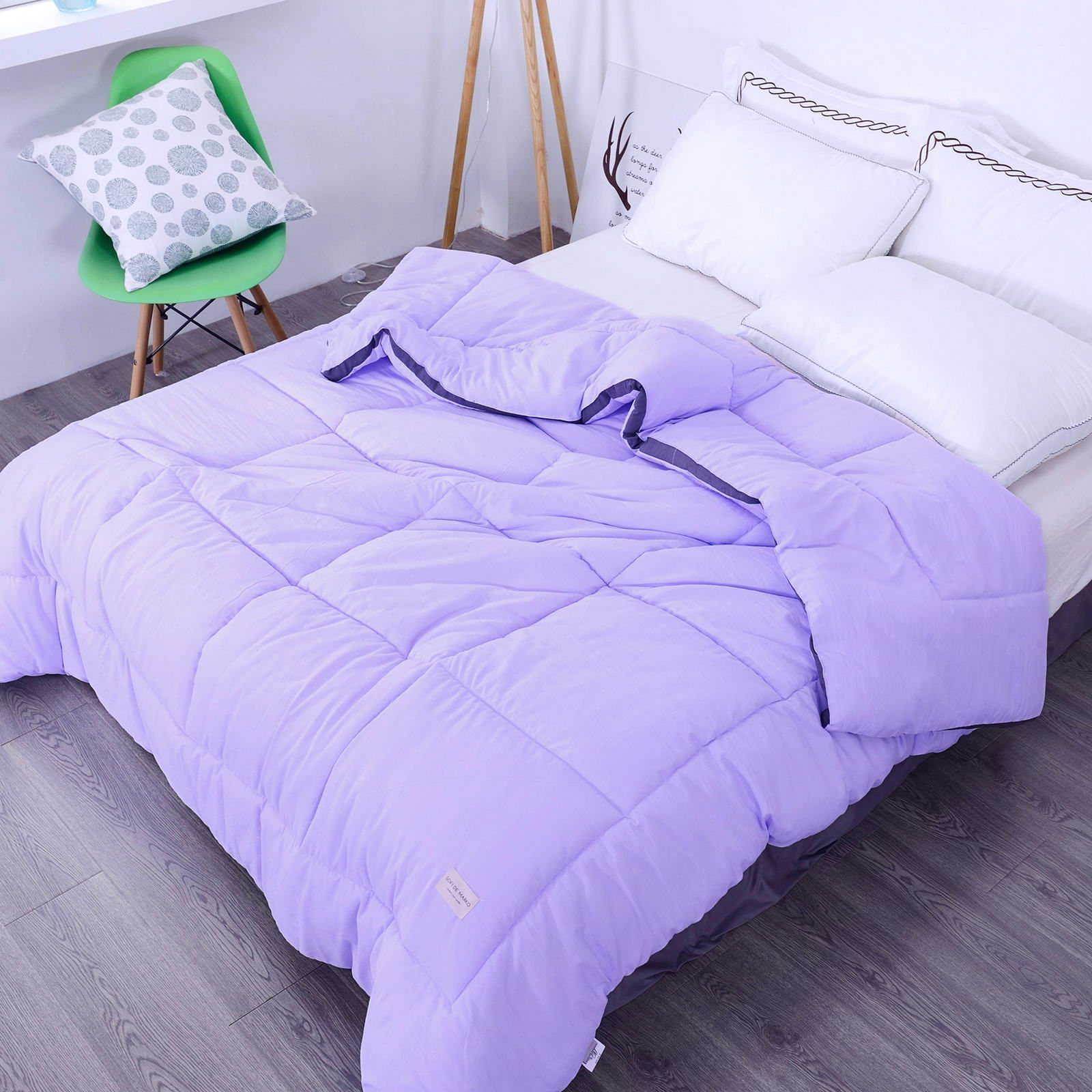 Одеяло Sofi De Marko Минерва лиловое 160х220 см, цвет лиловый - фото 2