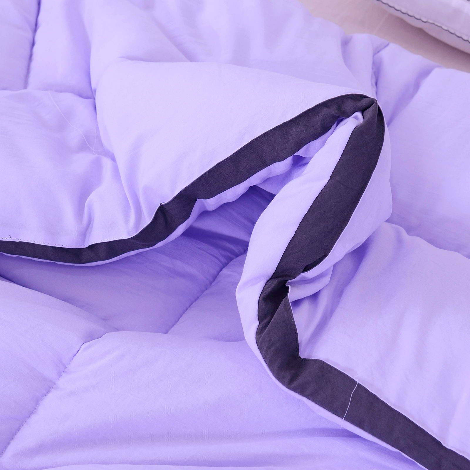 Одеяло Sofi De Marko Минерва лиловое 160х220 см, цвет лиловый - фото 4