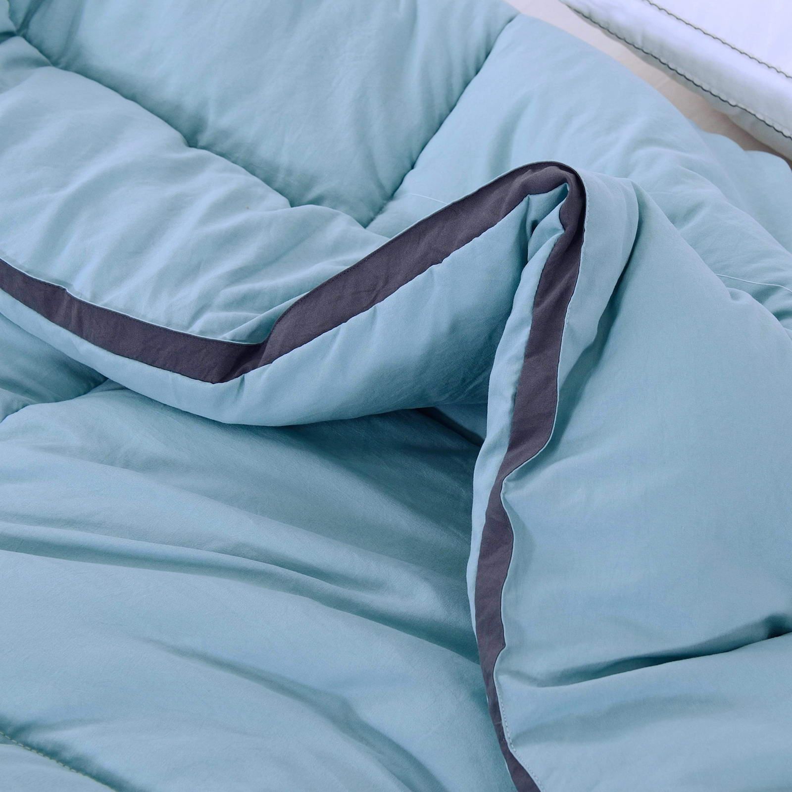 Одеяло Sofi De Marko Минерва зеленое 200х220 см, цвет зеленый - фото 4