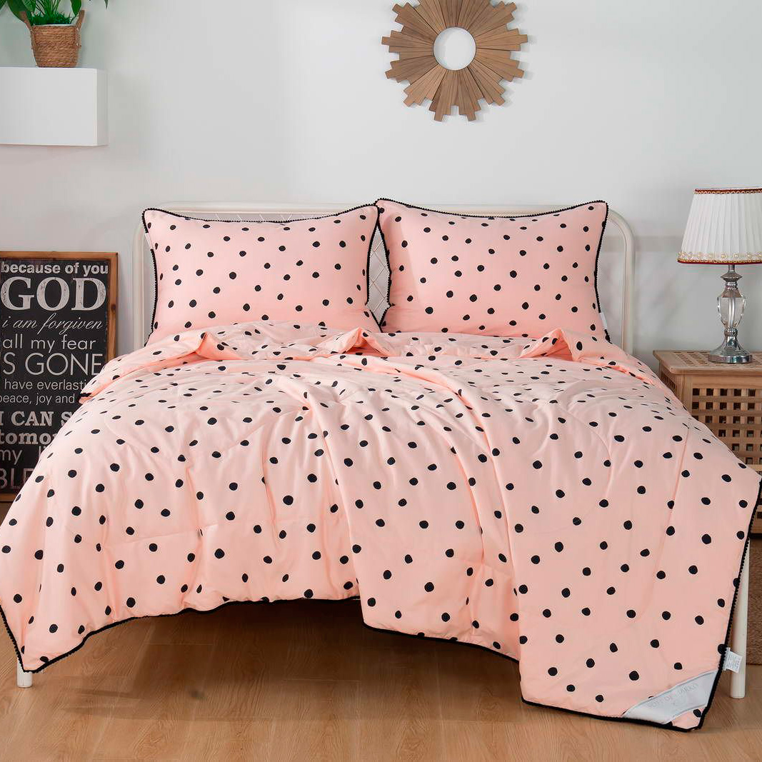 Комплект постельного белья с одеялом Sofi De Marko Дарси Полуторный (КТ-1.6-СТ44), цвет персиковый, размер Полуторный - фото 2