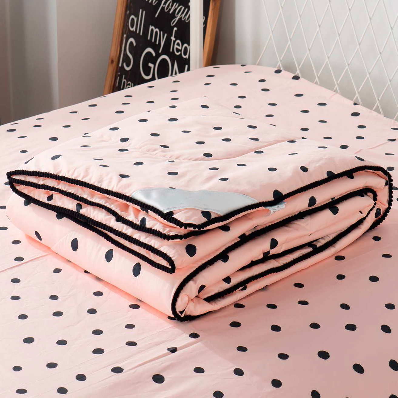 Комплект постельного белья с одеялом Sofi De Marko Дарси Полуторный (КТ-1.6-СТ44), цвет персиковый, размер Полуторный - фото 7