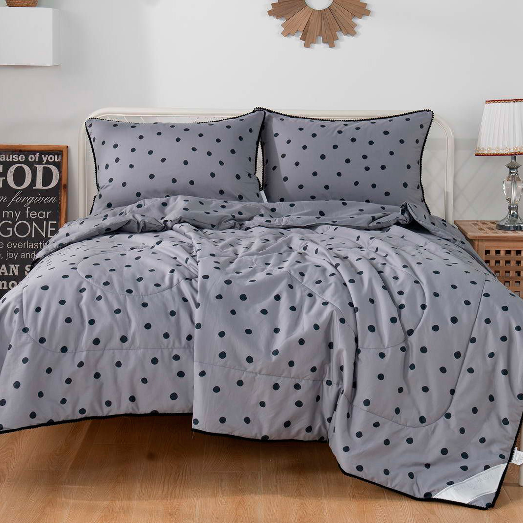 Комплект постельного белья с одеялом Sofi De Marko Дарси Полуторный (КТ-1.6-СТ45), цвет серый, размер Полуторный - фото 2