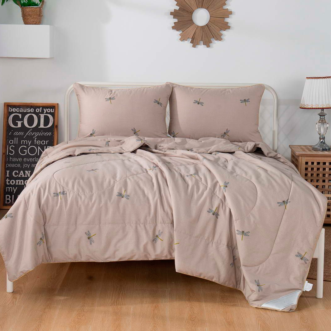 Комплект постельного белья с одеялом Sofi De Marko Ришелье Полуторный (КТ-1.6-Р1), цвет кремовый, размер Полуторный - фото 2