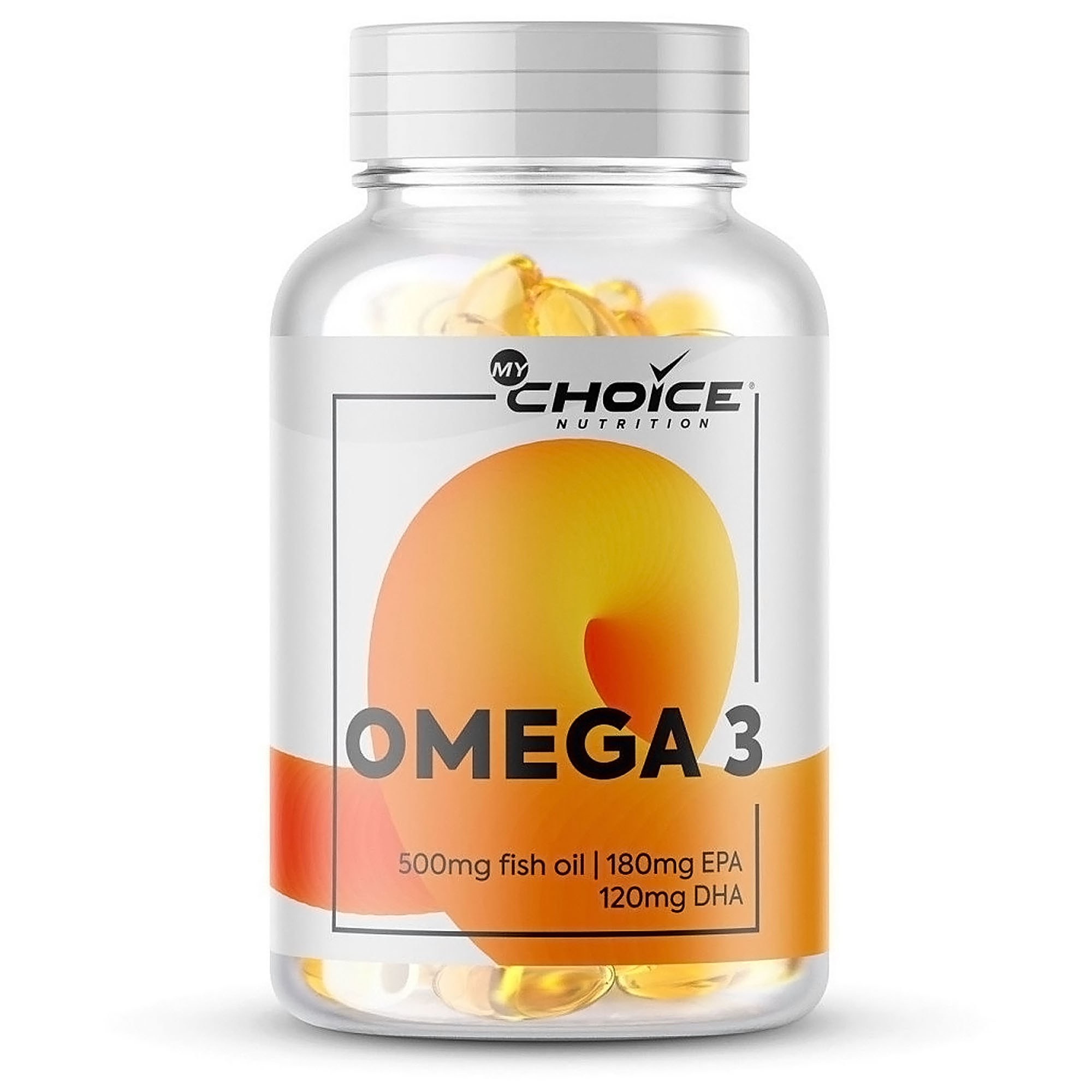 БАД MyChoice Nutrition Omega 3 500 мг, 90 капсул