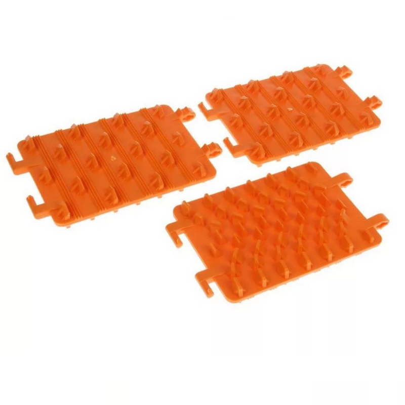 фото Ленты противобуксовочные color-x 3 штуки оранжевые 13,5х19,5х3 см